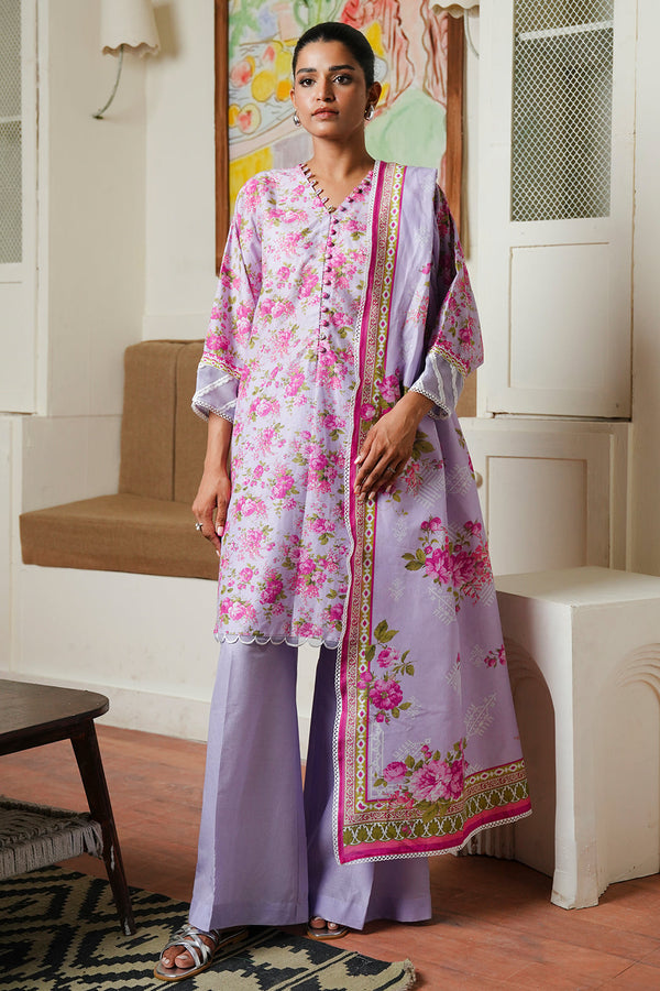 Zellbury | Unstitched 3 Piece Cambric | Shirt Shalwar Dupatta - 0047 - by - Libasekhas UK - Registered Vendor of : Zellbury Women - 100% Original Designer Dresss