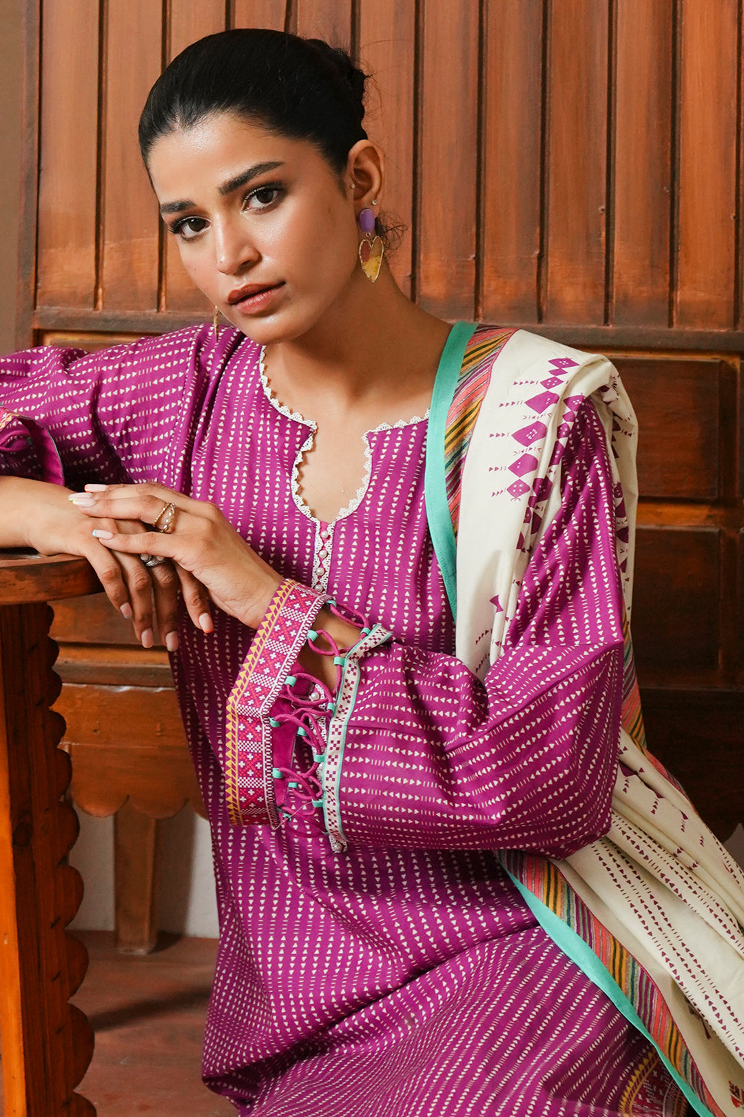 Zellbury | Unstitched 3 Piece Cambric | Shirt Shalwar Dupatta - 0052 - by - Libasekhas UK - Registered Vendor of : Zellbury Women - 100% Original Designer Dresss