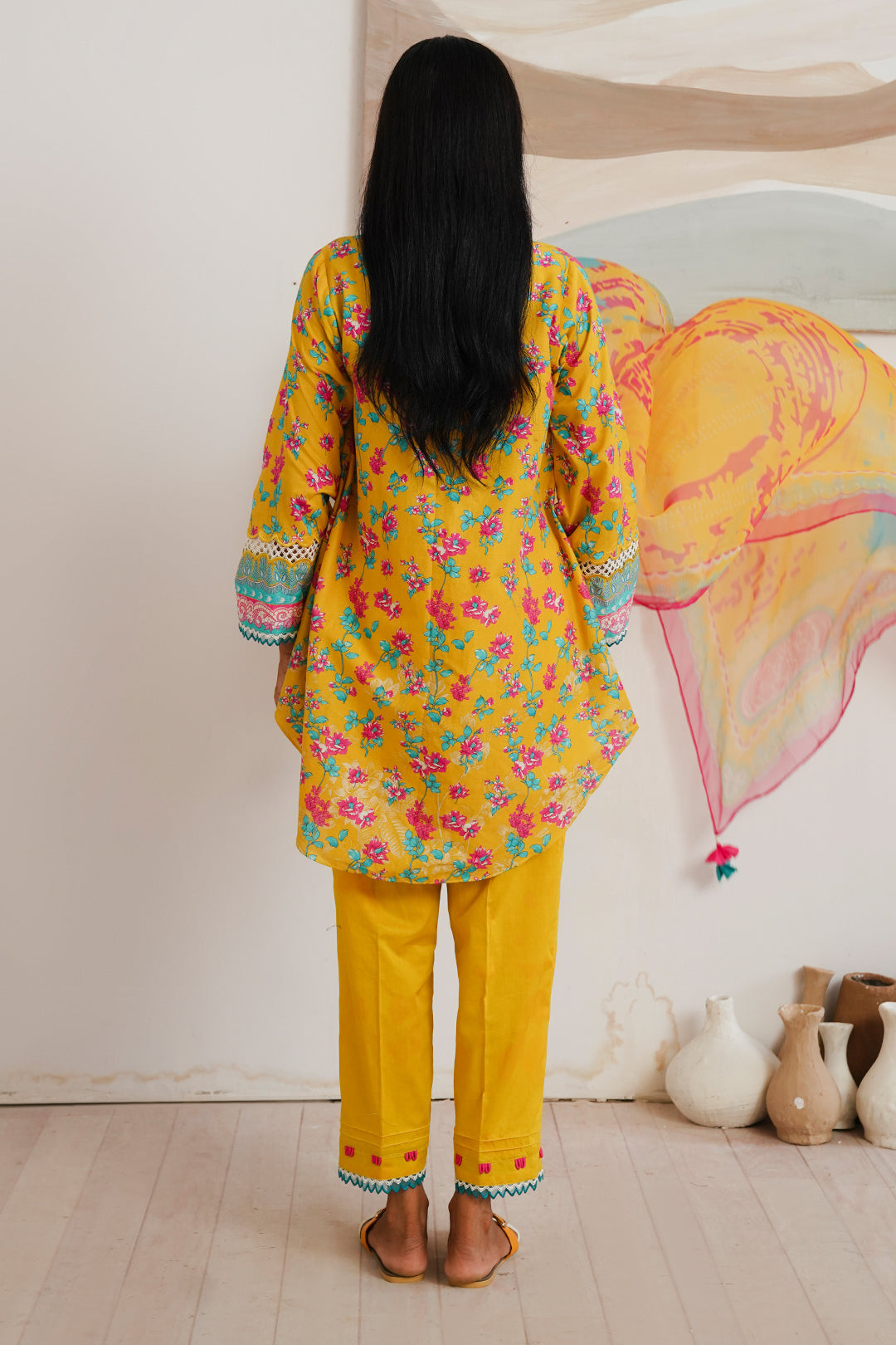 Zellbury | Unstitched 3 Piece Cambric | Shirt Shalwar Dupatta - 0120 - by - Libasekhas UK - Registered Vendor of : Zellbury Women - 100% Original Designer Dresss