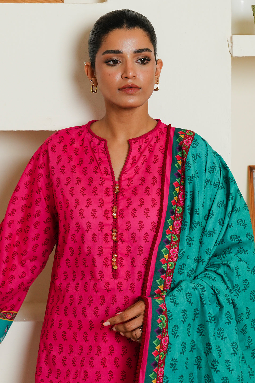 Zellbury | Unstitched 3 Piece Cambric | Shirt Shalwar Dupatta - 0123 - by - Libasekhas UK - Registered Vendor of : Zellbury Women - 100% Original Designer Dresss