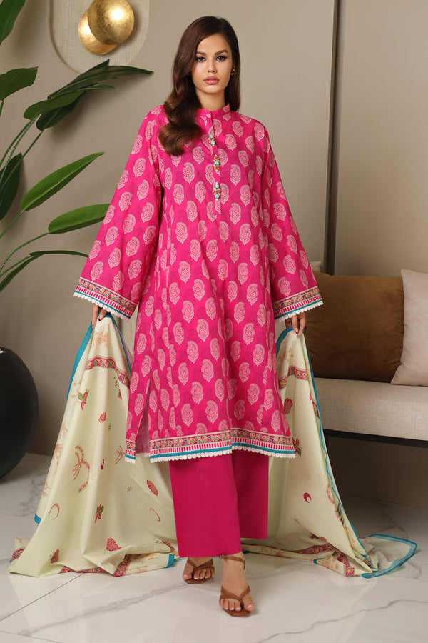 Zellbury | Unstitched 3 Piece Cambric | Shirt Shalwar Dupatta - 0129 - by - Libasekhas UK - Registered Vendor of : Zellbury Women - 100% Original Designer Dresss