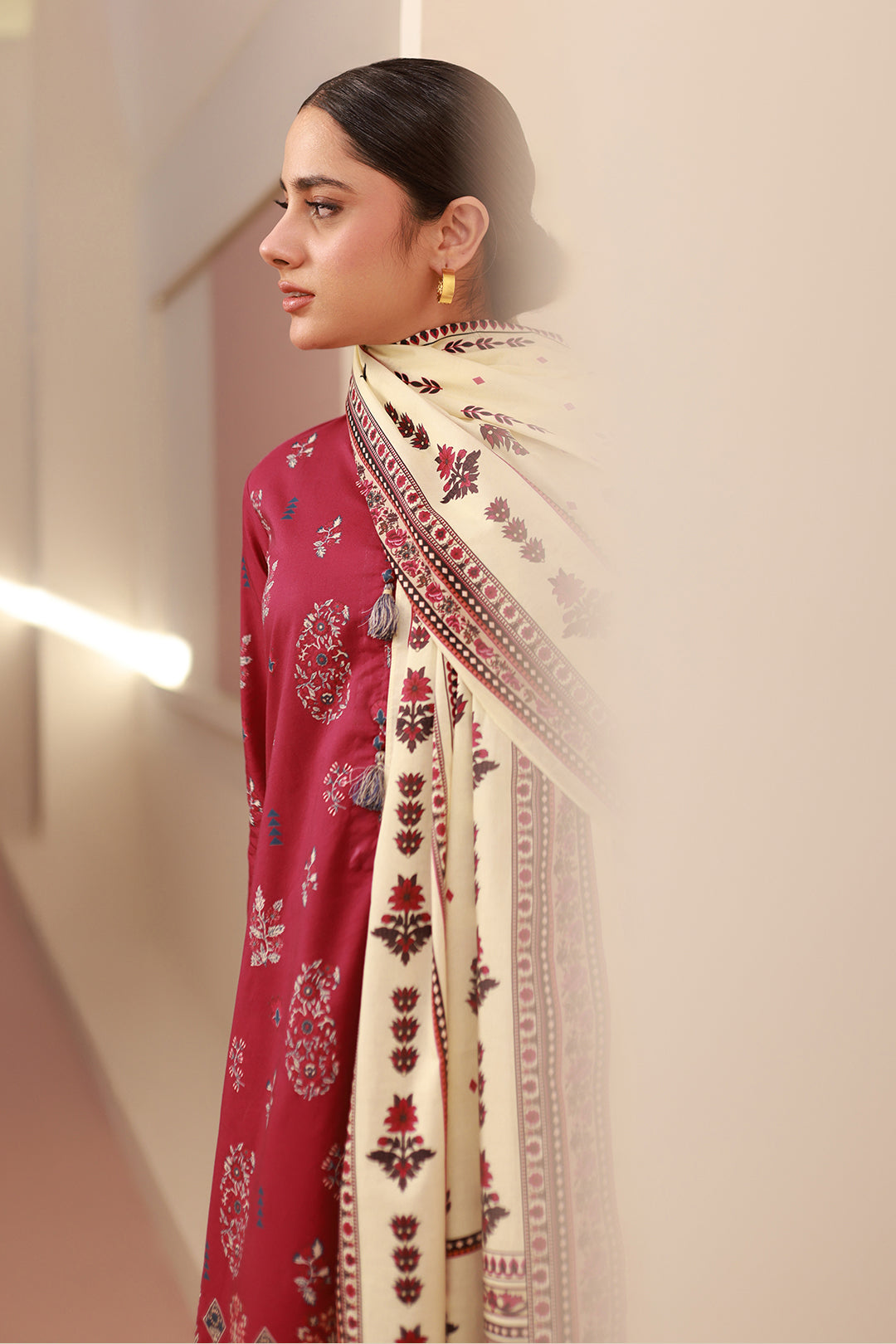Zellbury | Unstitched 3 Piece Cambric | Shirt Shalwar Dupatta - 0625 - by - Libasekhas UK - Registered Vendor of : Zellbury Women - 100% Original Designer Dresss