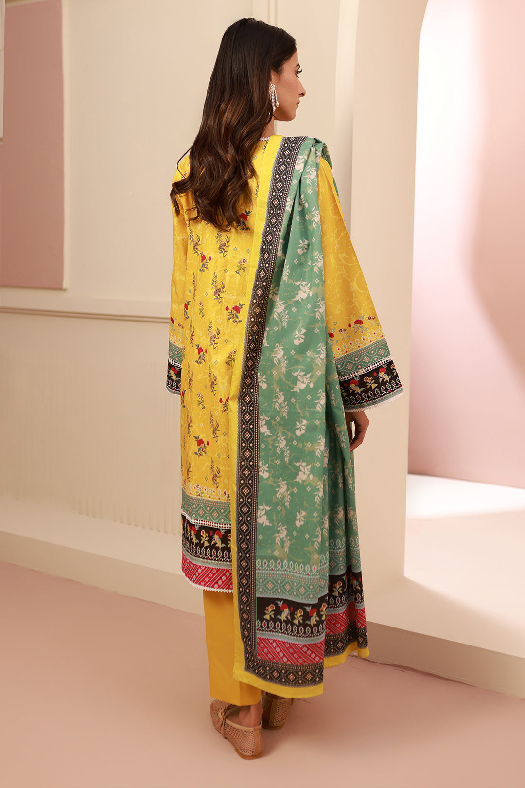 Zellbury | Unstitched 3 Piece Cambric | Shirt Shalwar Dupatta - 0631 - by - Libasekhas UK - Registered Vendor of : Zellbury Women - 100% Original Designer Dresss