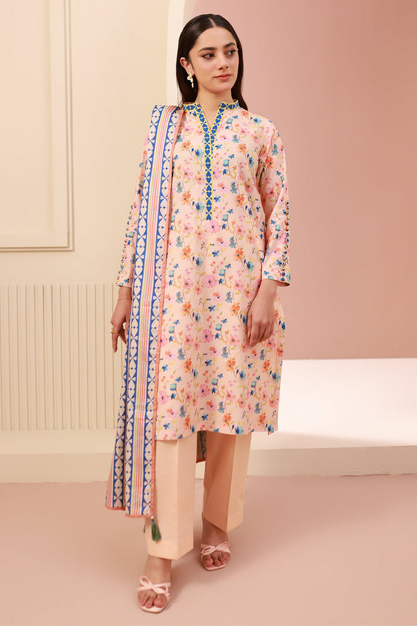 Zellbury | Unstitched 3 Piece Cambric | Shirt Shalwar Dupatta - 0664 - by - Libasekhas UK - Registered Vendor of : Zellbury Women - 100% Original Designer Dresss