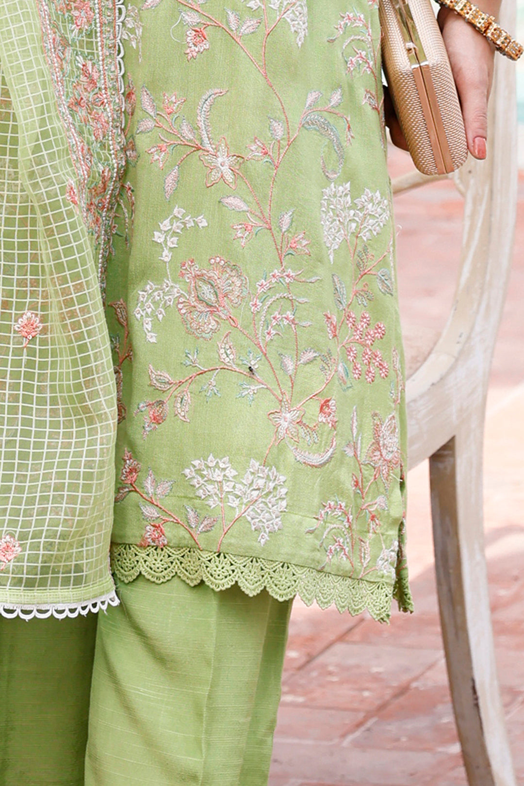 Zellbury | Unstitched 3 Piece Cotton | Embroidered Shirt Shalwar Dupatta - 0290 - by - Libasekhas UK - Registered Vendor of : Zellbury Women - 100% Original Designer Dresss