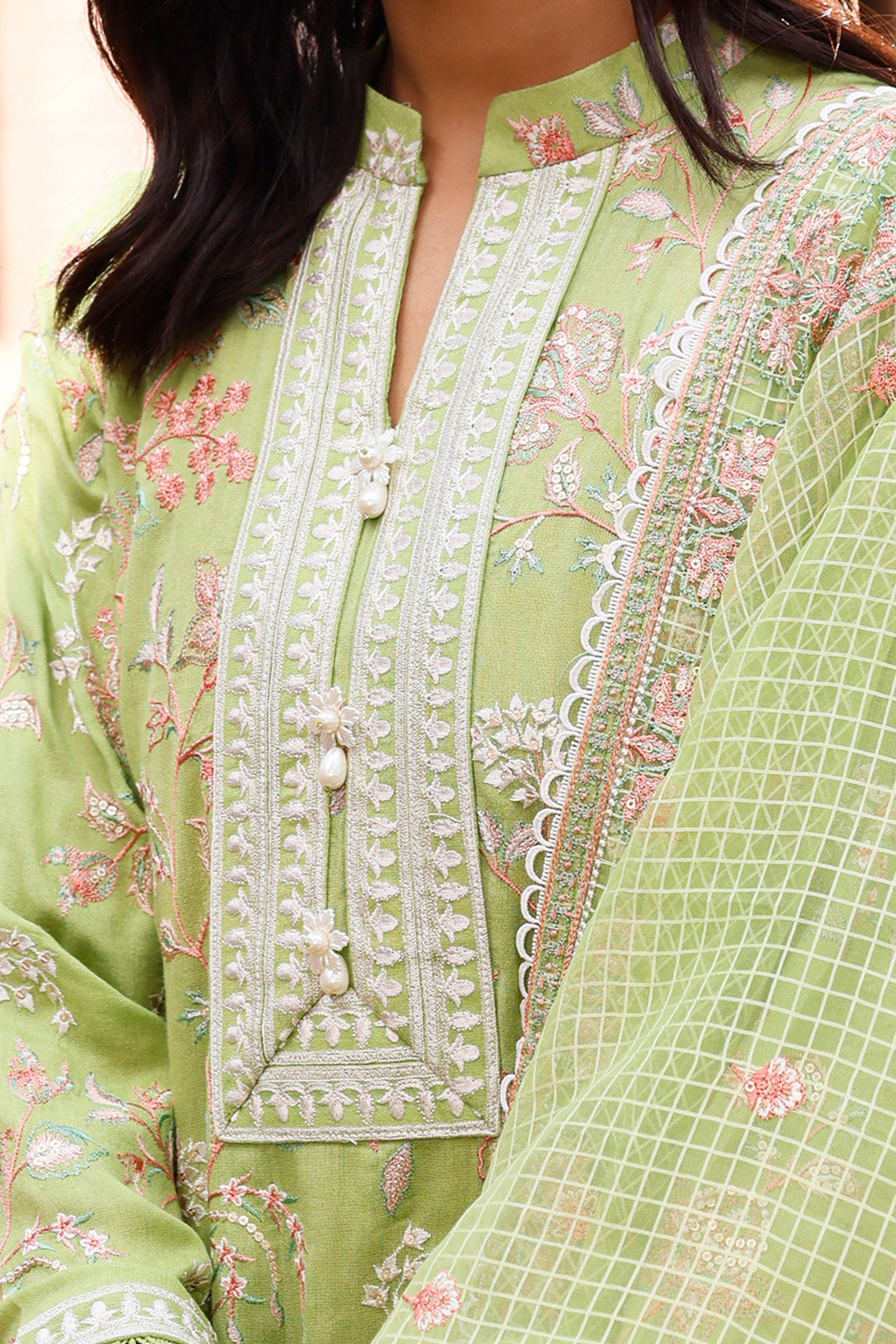 Zellbury | Unstitched 3 Piece Cotton | Embroidered Shirt Shalwar Dupatta - 0290 - by - Libasekhas UK - Registered Vendor of : Zellbury Women - 100% Original Designer Dresss