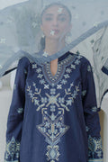 Zellbury | Unstitched 3 Piece Purple | Embroidered Shirt Shalwar Dupatta - 0300 - by - Libasekhas UK - Registered Vendor of : Zellbury Women - 100% Original Designer Dresss