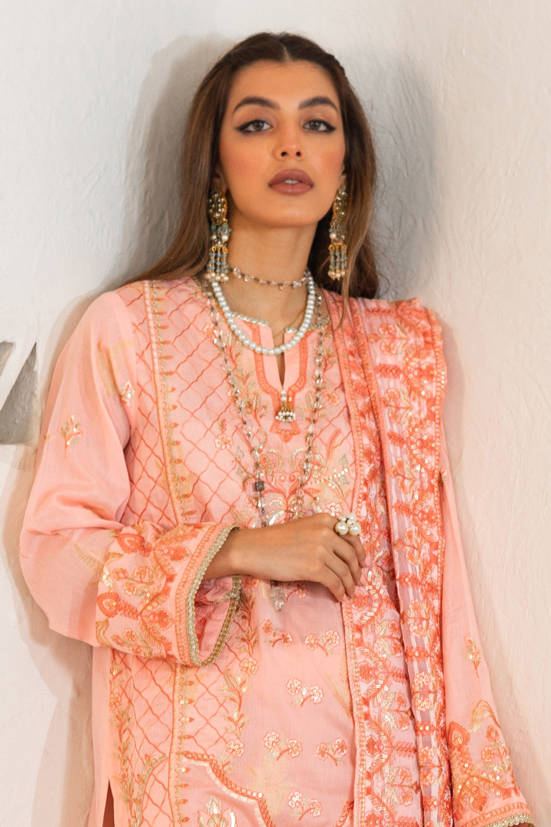 Zellbury | Unstitched 3 Piece Lawn | Embroidered Shirt Shalwar Dupatta - 0324 - by - Libasekhas UK - Registered Vendor of : Zellbury Women - 100% Original Designer Dresss