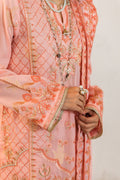 Zellbury | Unstitched 3 Piece Lawn | Embroidered Shirt Shalwar Dupatta - 0324 - by - Libasekhas UK - Registered Vendor of : Zellbury Women - 100% Original Designer Dresss