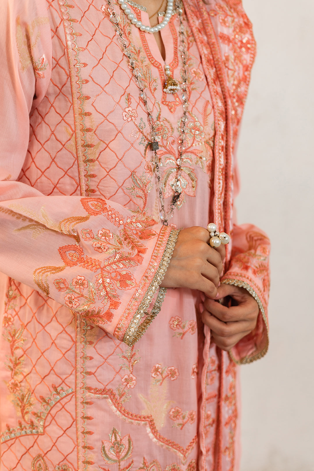Zellbury | Unstitched 3 Piece Lawn | Embroidered Shirt Shalwar Dupatta - 0324 - by - Libasekhas UK - Registered Vendor of : Zellbury Women - 100% Original Designer Dresss