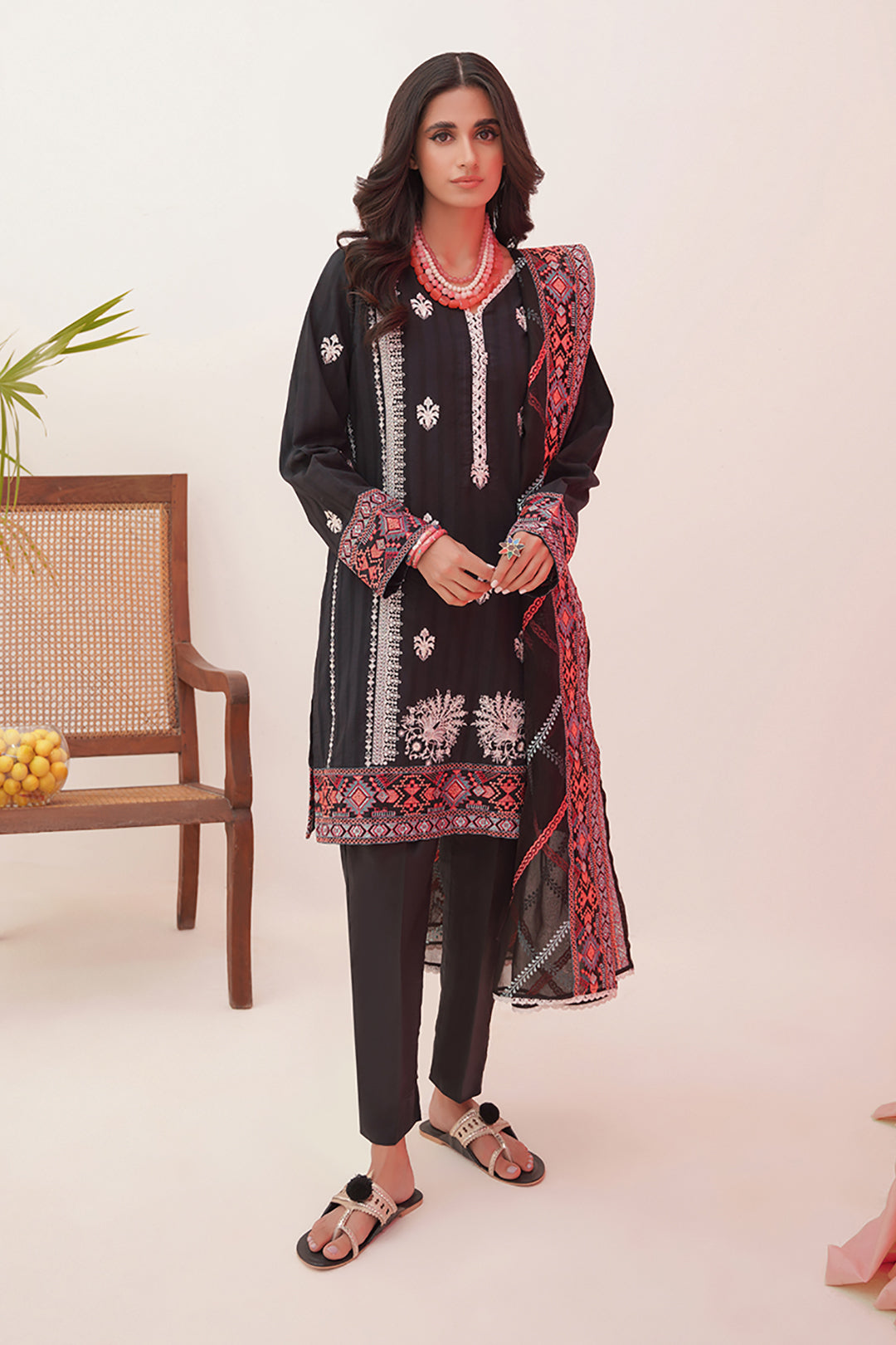 Zellbury | Unstitched 3 Piece Lawn | Embroidered Shirt Shalwar Dupatta - 0360 - by - Libasekhas UK - Registered Vendor of : Zellbury Women - 100% Original Designer Dresss