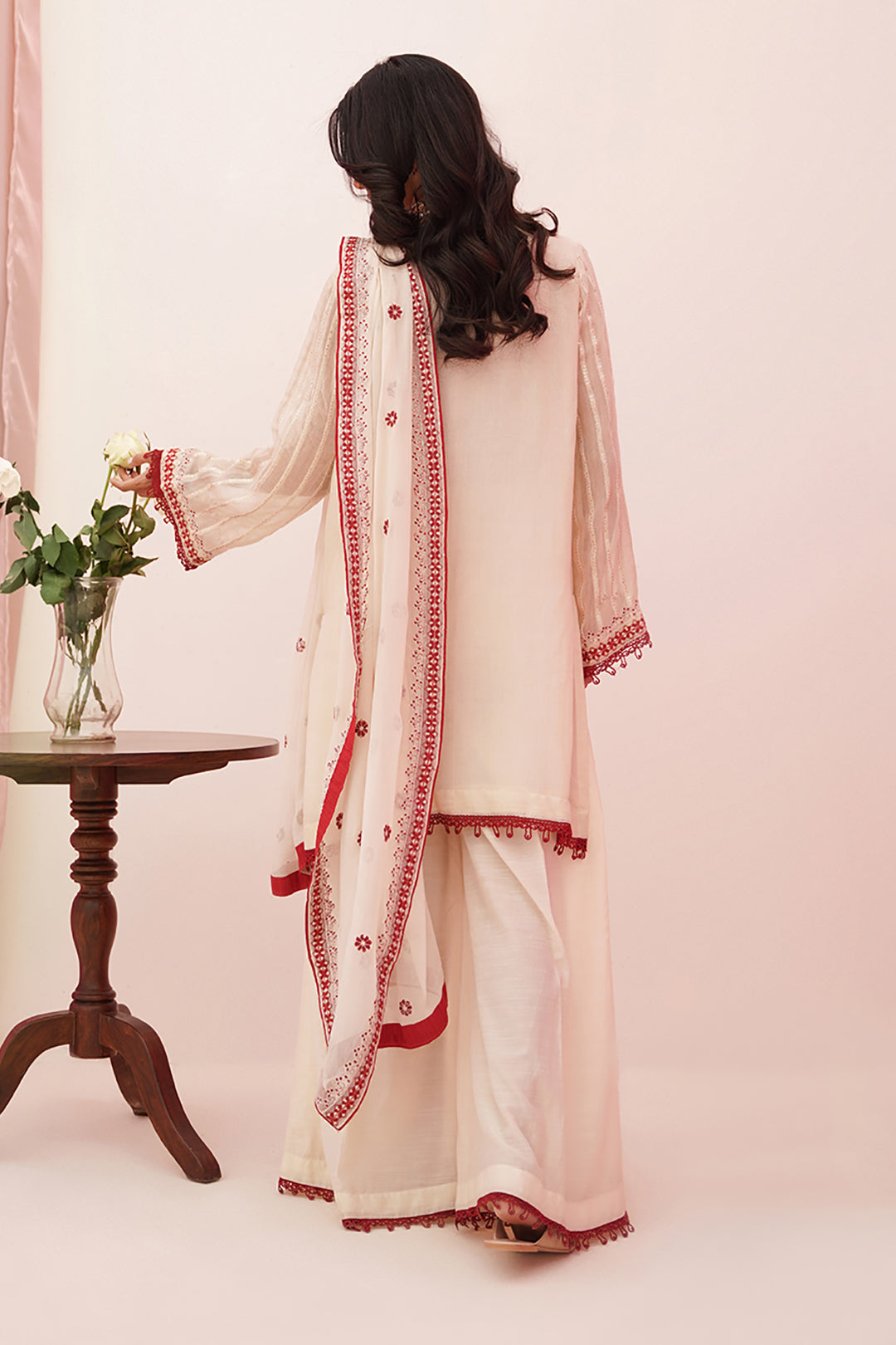 Zellbury | Unstitched 3 Piece Khaddi | Embroidered Shirt Shalwar Dupatta - 0363 - by - Libasekhas UK - Registered Vendor of : Zellbury Women - 100% Original Designer Dresss