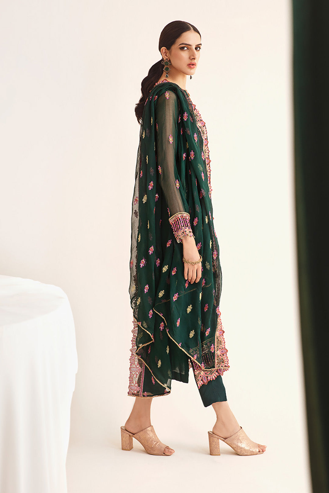 Zellbury | Unstitched 3 Piece | Embroidered Shirt Shalwar Dupatta - 0294 - by - Libasekhas UK - Registered Vendor of : Zellbury Women - 100% Original Designer Dresss