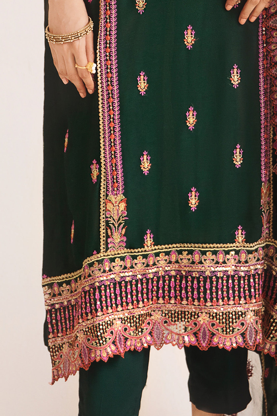 Zellbury | Unstitched 3 Piece | Embroidered Shirt Shalwar Dupatta - 0294 - by - Libasekhas UK - Registered Vendor of : Zellbury Women - 100% Original Designer Dresss