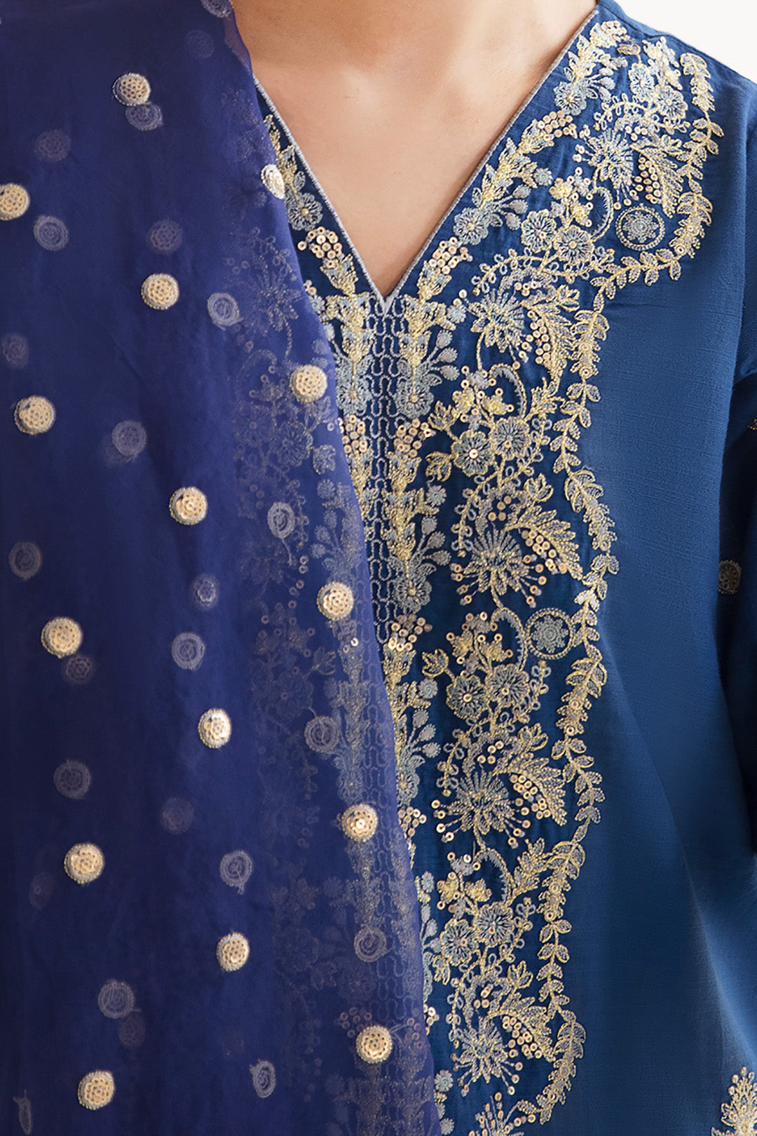 Zellbury | Unstitched 3 Piece Khaddar | Embroidered Shirt Shalwar Dupatta - 0295 - by - Libasekhas UK - Registered Vendor of : Zellbury Women - 100% Original Designer Dresss