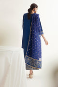 Zellbury | Unstitched 3 Piece Khaddar | Embroidered Shirt Shalwar Dupatta - 0295 - by - Libasekhas UK - Registered Vendor of : Zellbury Women - 100% Original Designer Dresss