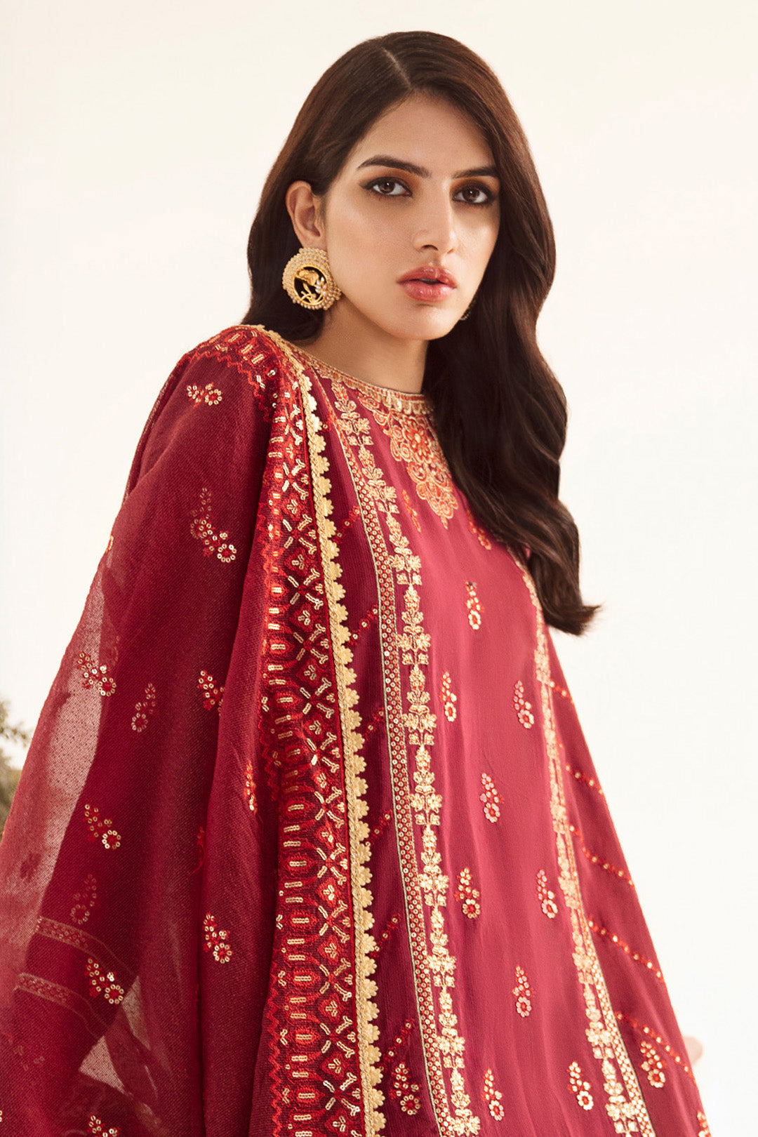 Zellbury | Unstitched 3 Piece Raw Silk | Embroidered Shirt Shalwar Dupatta - 0297 - by - Libasekhas UK - Registered Vendor of : Zellbury Women - 100% Original Designer Dresss