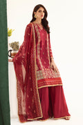 Zellbury | Unstitched 3 Piece Raw Silk | Embroidered Shirt Shalwar Dupatta - 0297 - by - Libasekhas UK - Registered Vendor of : Zellbury Women - 100% Original Designer Dresss