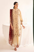Zellbury | Unstitched 3 Piece Dobby | Embroidered Shirt Shalwar Dupatta - 0301 - by - Libasekhas UK - Registered Vendor of : Zellbury Women - 100% Original Designer Dresss