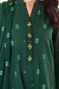 Zellbury | Unstitched 3 Piece Khaddar | Embroidered Shirt Shalwar Dupatta - 0302 - by - Libasekhas UK - Registered Vendor of : Zellbury Women - 100% Original Designer Dresss