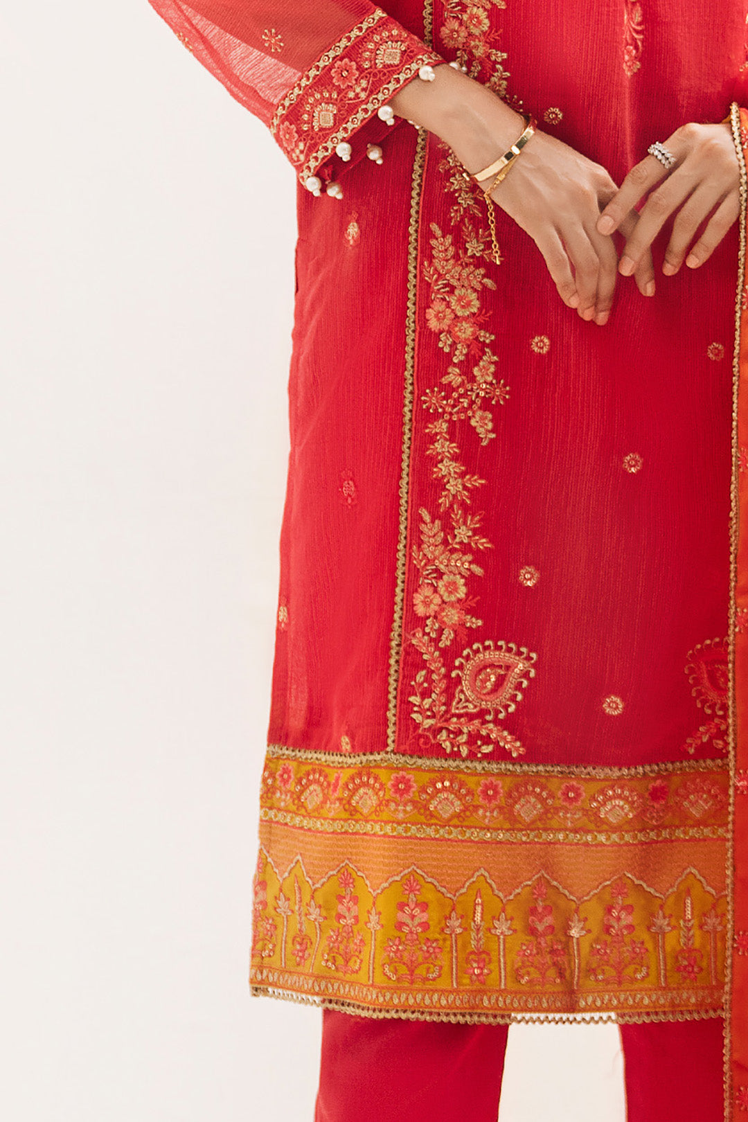 Zellbury | Unstitched 3 Piece Organza | Embroidered Shirt Shalwar Dupatta - 0303 - by - Libasekhas UK - Registered Vendor of : Zellbury Women - 100% Original Designer Dresss