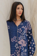 Zellbury | Unstitched 2 Piece Blue | Embroidered Shirt Shalwar - 0672 - by - Libasekhas UK - Registered Vendor of : Zellbury Women - 100% Original Designer Dresss