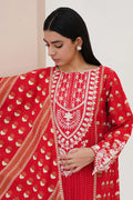 Zellbury | Unstitched 3 Piece Lawn | Embroidered Shirt Shalwar Dupatta - 0195 - by - Libasekhas UK - Registered Vendor of : Zellbury Women - 100% Original Designer Dresss