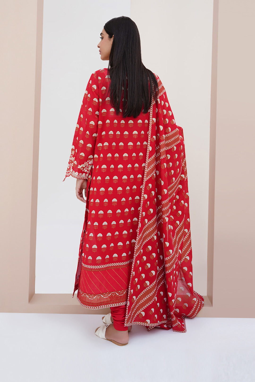 Zellbury | Unstitched 3 Piece Lawn | Embroidered Shirt Shalwar Dupatta - 0195 - by - Libasekhas UK - Registered Vendor of : Zellbury Women - 100% Original Designer Dresss