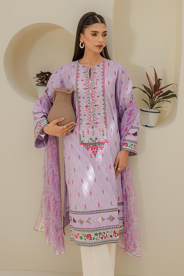 Zellbury | Unstitched 2 Piece Lawn | Embroidered Shirt Dupatta - 1659 - by - Libasekhas UK - Registered Vendor of : Zellbury Women - 100% Original Designer Dresss