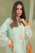 Zellbury | Unstitched 2 Piece Lawn | Embroidered Shirt Dupatta - 1716 - by - Libasekhas UK - Registered Vendor of : Zellbury Women - 100% Original Designer Dresss