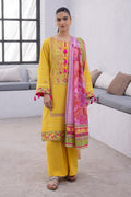Zellbury | Unstitched 3 Piece Yellow | Embroidered Shirt Shalwar Dupatta - 1126 - by - Libasekhas UK - Registered Vendor of : Zellbury Women - 100% Original Designer Dresss