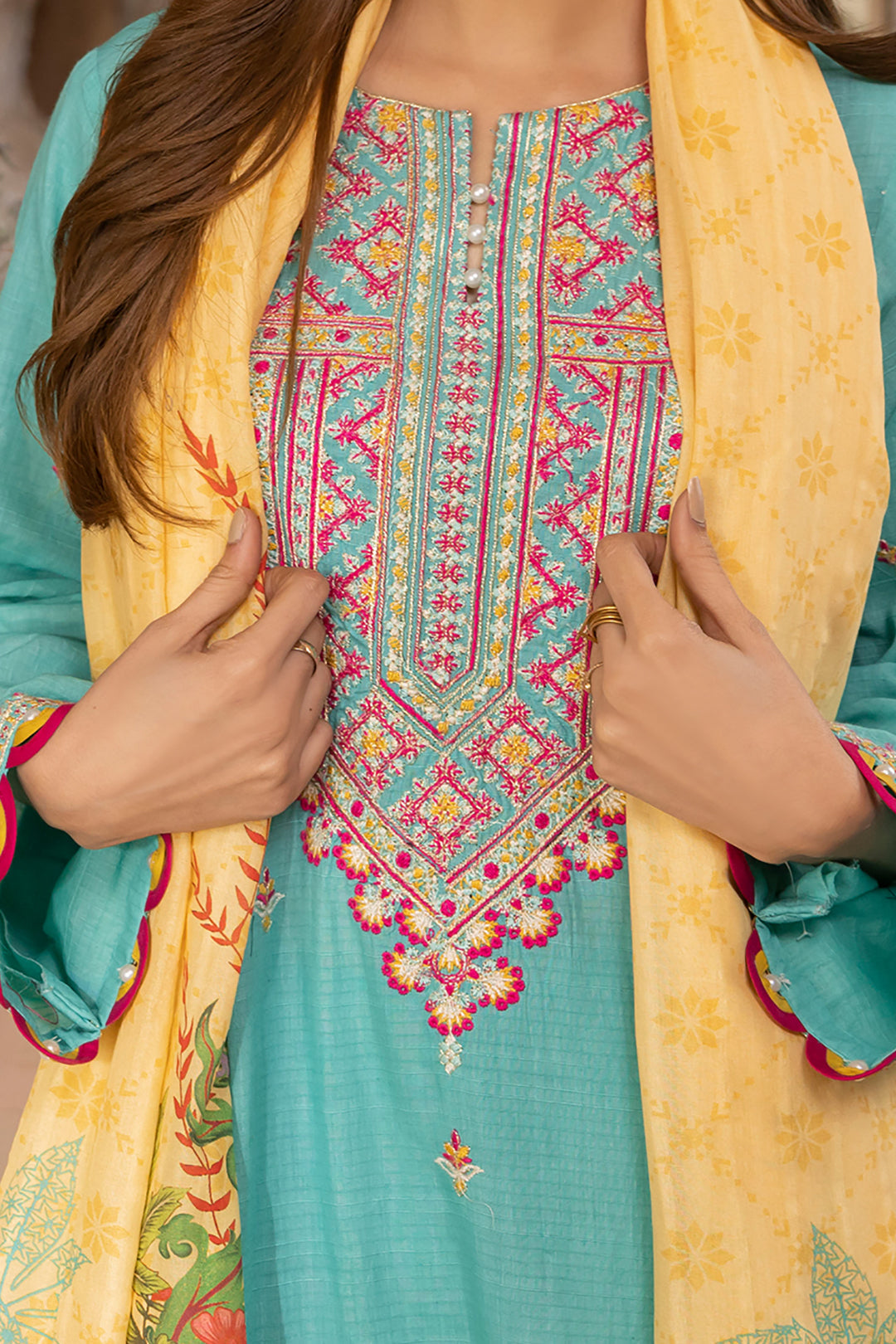 Zellbury | Unstitched 3 Piece Lawn | Embroidered Shirt Shalwar Dupatta - 1146 - by - Libasekhas UK - Registered Vendor of : Zellbury Women - 100% Original Designer Dresss