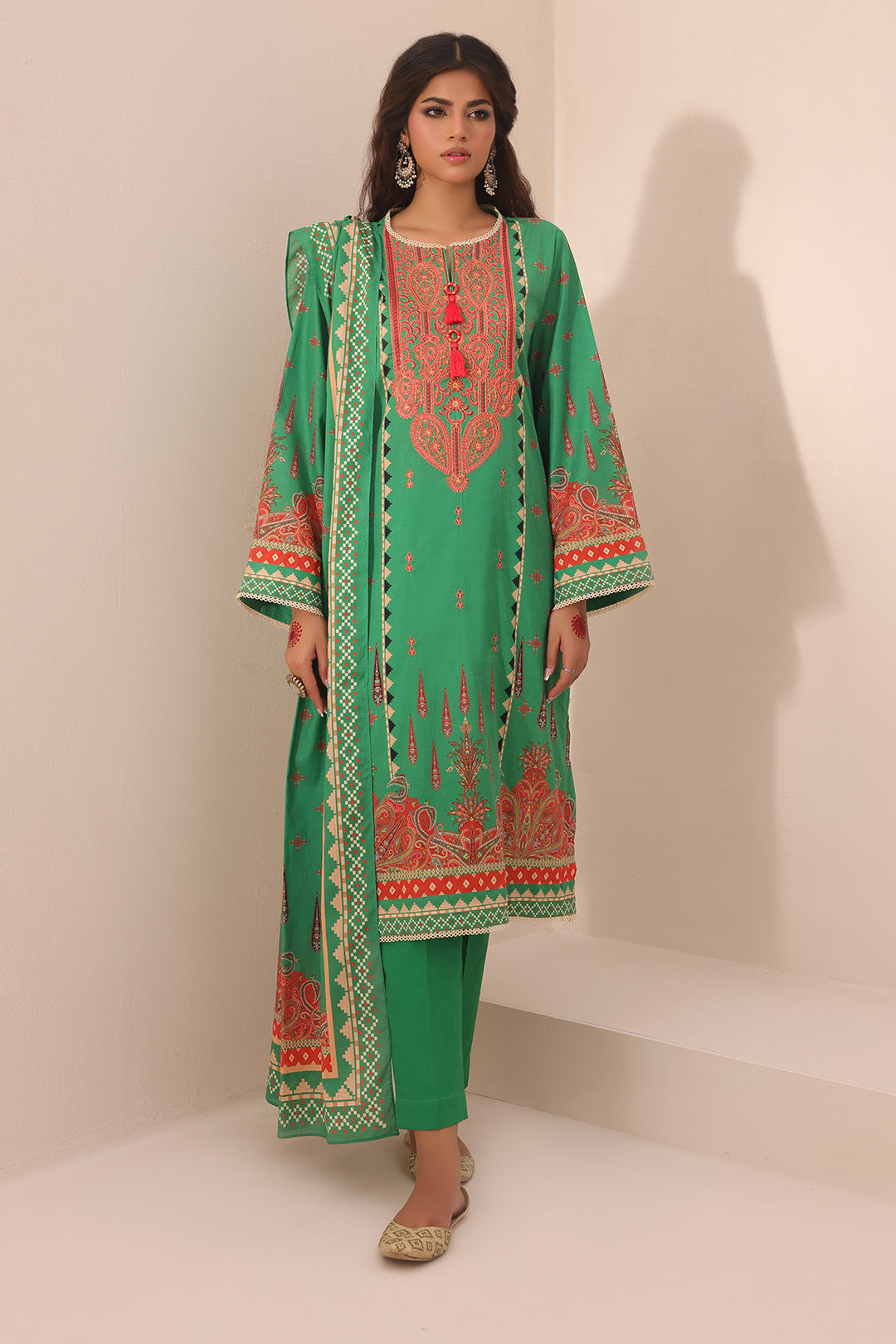 Zellbury | Unstitched 3 Piece Lawn | Embroidered Shirt Shalwar Dupatta - 1247 - by - Libasekhas UK - Registered Vendor of : Zellbury Women - 100% Original Designer Dresss