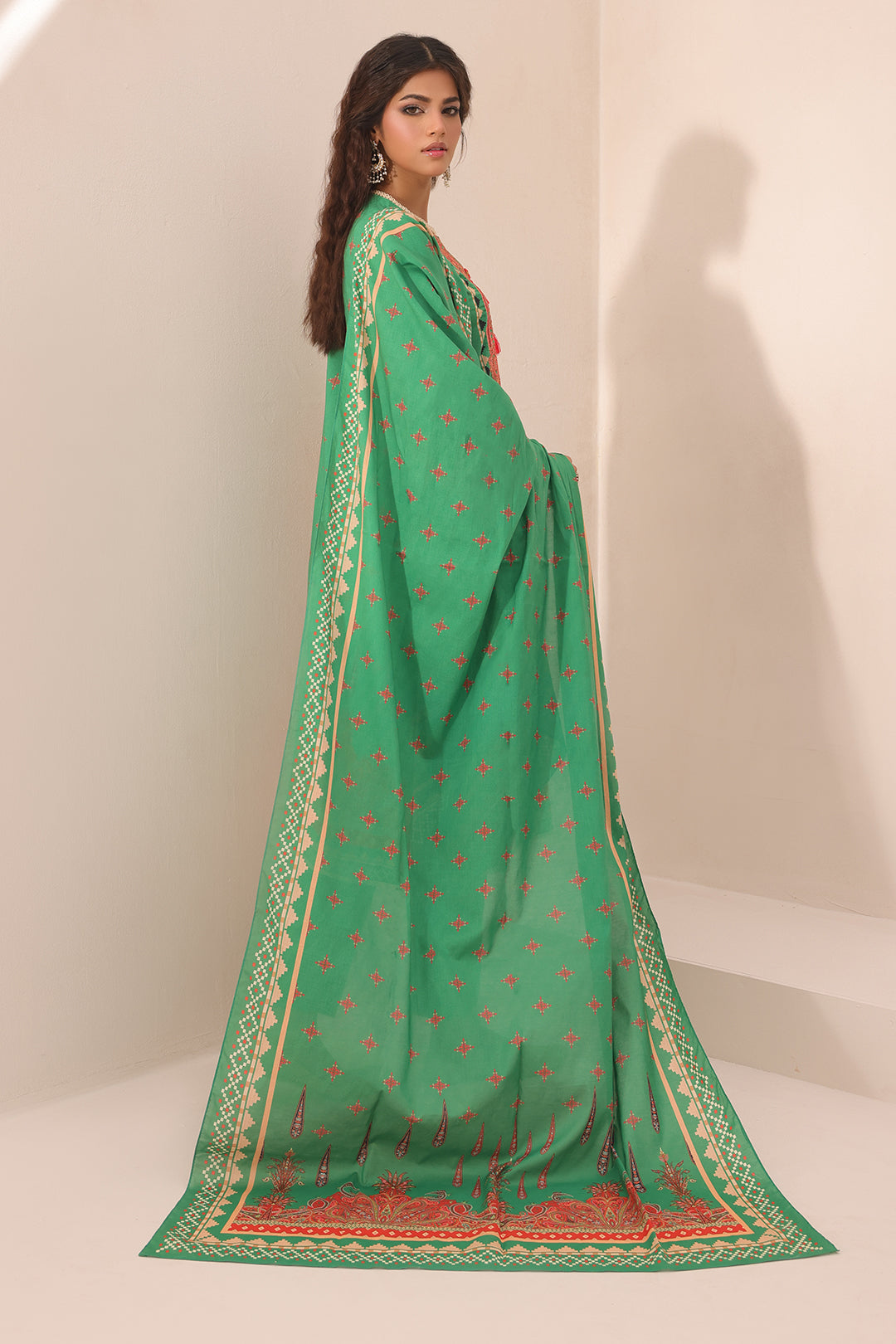 Zellbury | Unstitched 3 Piece Lawn | Embroidered Shirt Shalwar Dupatta - 1247 - by - Libasekhas UK - Registered Vendor of : Zellbury Women - 100% Original Designer Dresss