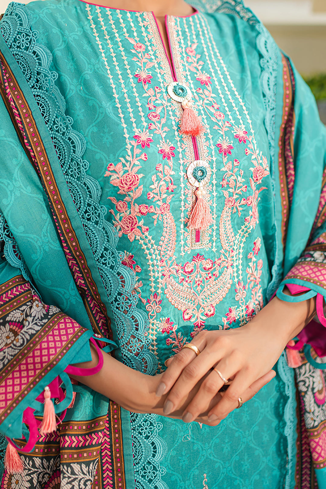 Zellbury | Unstitched 3 Piece Lawn | Embroidered Shirt Shalwar Dupatta - 1249 - by - Libasekhas UK - Registered Vendor of : Zellbury Women - 100% Original Designer Dresss