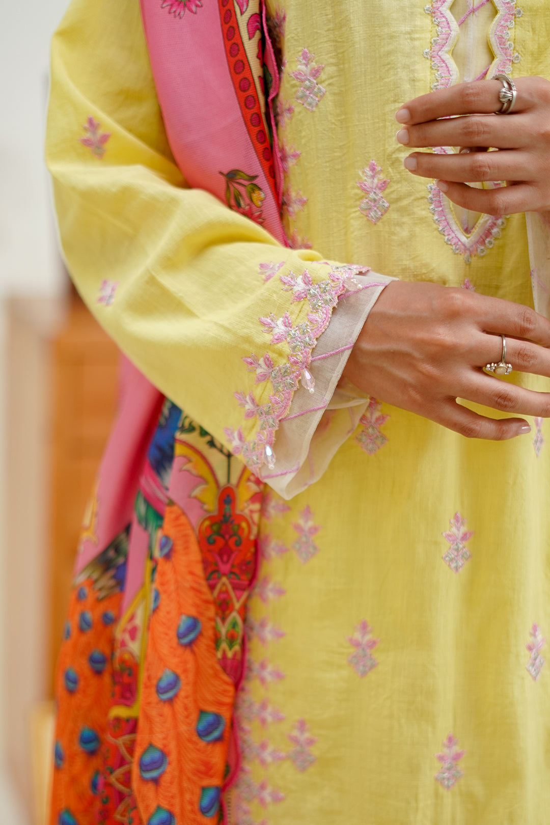 Zellbury | Unstitched 3 Piece Lawn | Embroidered Shirt Shalwar Dupatta - 1266 - by - Libasekhas UK - Registered Vendor of : Zellbury Women - 100% Original Designer Dresss