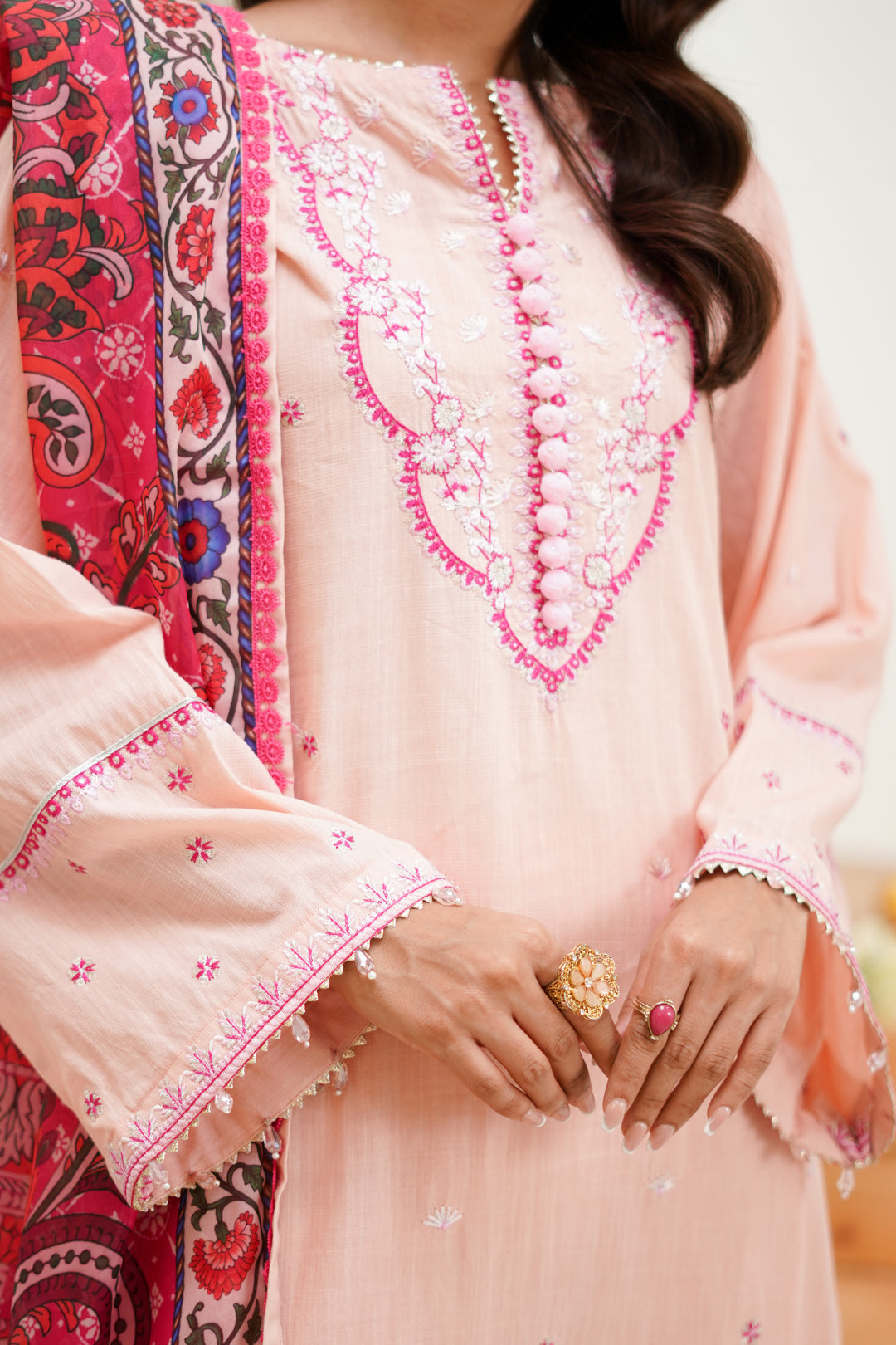 Zellbury | Unstitched 3 Piece Lawn | Embroidered Shirt Shalwar Dupatta - 1267 - by - Libasekhas UK - Registered Vendor of : Zellbury Women - 100% Original Designer Dresss