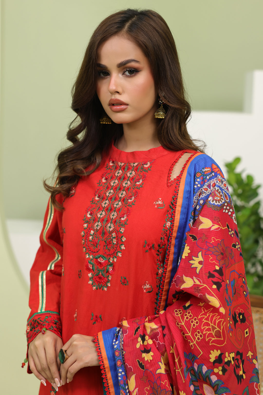 Zellbury | Unstitched 3 Piece Lawn | Embroidered Shirt Shalwar Dupatta - 1271 - by - Libasekhas UK - Registered Vendor of : Zellbury Women - 100% Original Designer Dresss