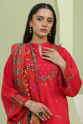 Zellbury | Unstitched 3 Piece Slub | Embroidered Shirt Shalwar Dupatta - 1272 - by - Libasekhas UK - Registered Vendor of : Zellbury Women - 100% Original Designer Dresss