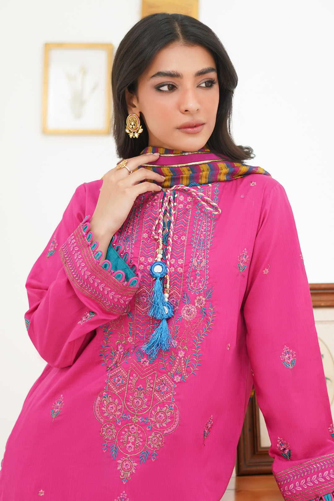 Zellbury | Unstitched 3 Piece Lawn | Embroidered Shirt Shalwar Dupatta - 1276 - by - Libasekhas UK - Registered Vendor of : Zellbury Women - 100% Original Designer Dresss