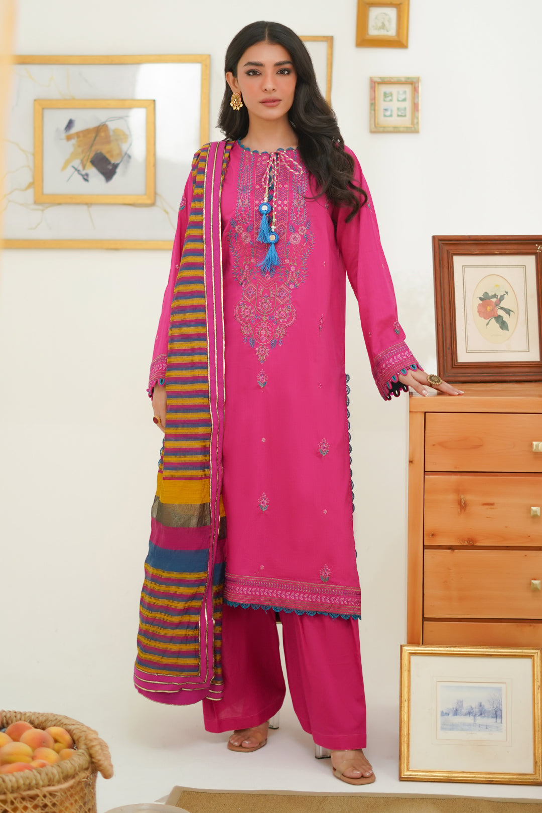 Zellbury | Unstitched 3 Piece Lawn | Embroidered Shirt Shalwar Dupatta - 1276 - by - Libasekhas UK - Registered Vendor of : Zellbury Women - 100% Original Designer Dresss