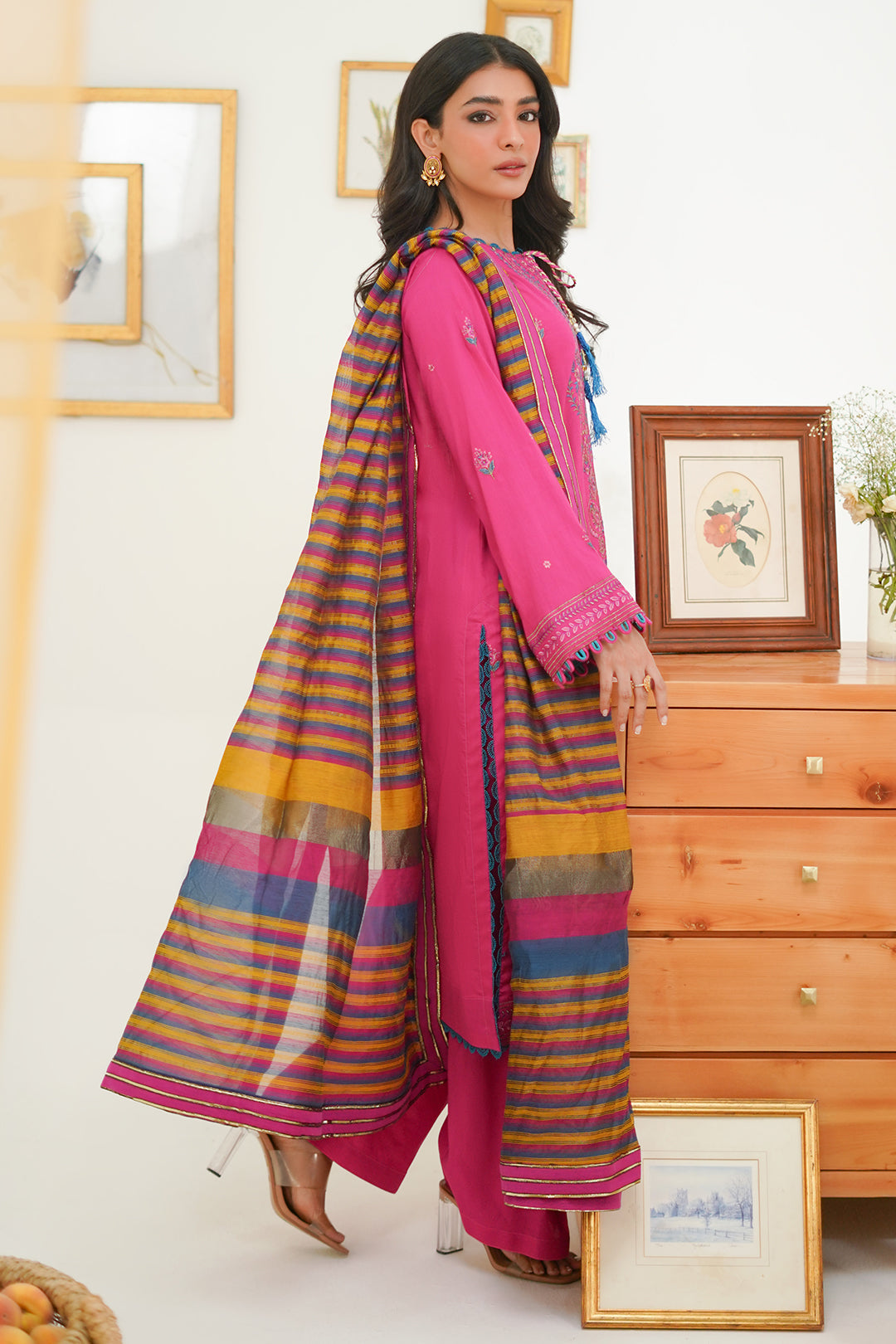 Zellbury | Unstitched 3 Piece Lawn | Embroidered Shirt Shalwar Dupatta - 1276 - by - Libasekhas UK - Registered Vendor of : Zellbury Women - 100% Original Designer Dresss