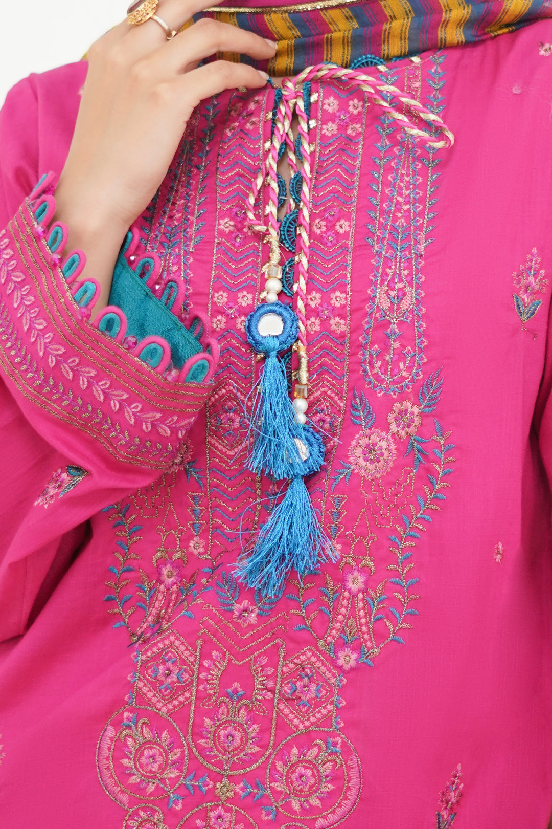 Zellbury | Unstitched 3 Piece Lawn | Embroidered Shirt Shalwar Dupatta - 1276 - by - Libasekhas UK - Registered Vendor of : Zellbury Women - 100% Original Designer Dresss
