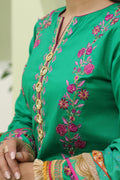 Zellbury | Unstitched 3 Piece Slub | Embroidered Shirt Shalwar Dupatta - 1283 - by - Libasekhas UK - Registered Vendor of : Zellbury Women - 100% Original Designer Dresss