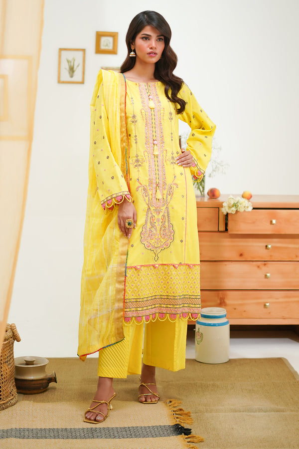 Zellbury | Unstitched 3 Piece Lawn | Embroidered Shirt Shalwar Dupatta - 1285 - by - Libasekhas UK - Registered Vendor of : Zellbury Women - 100% Original Designer Dresss