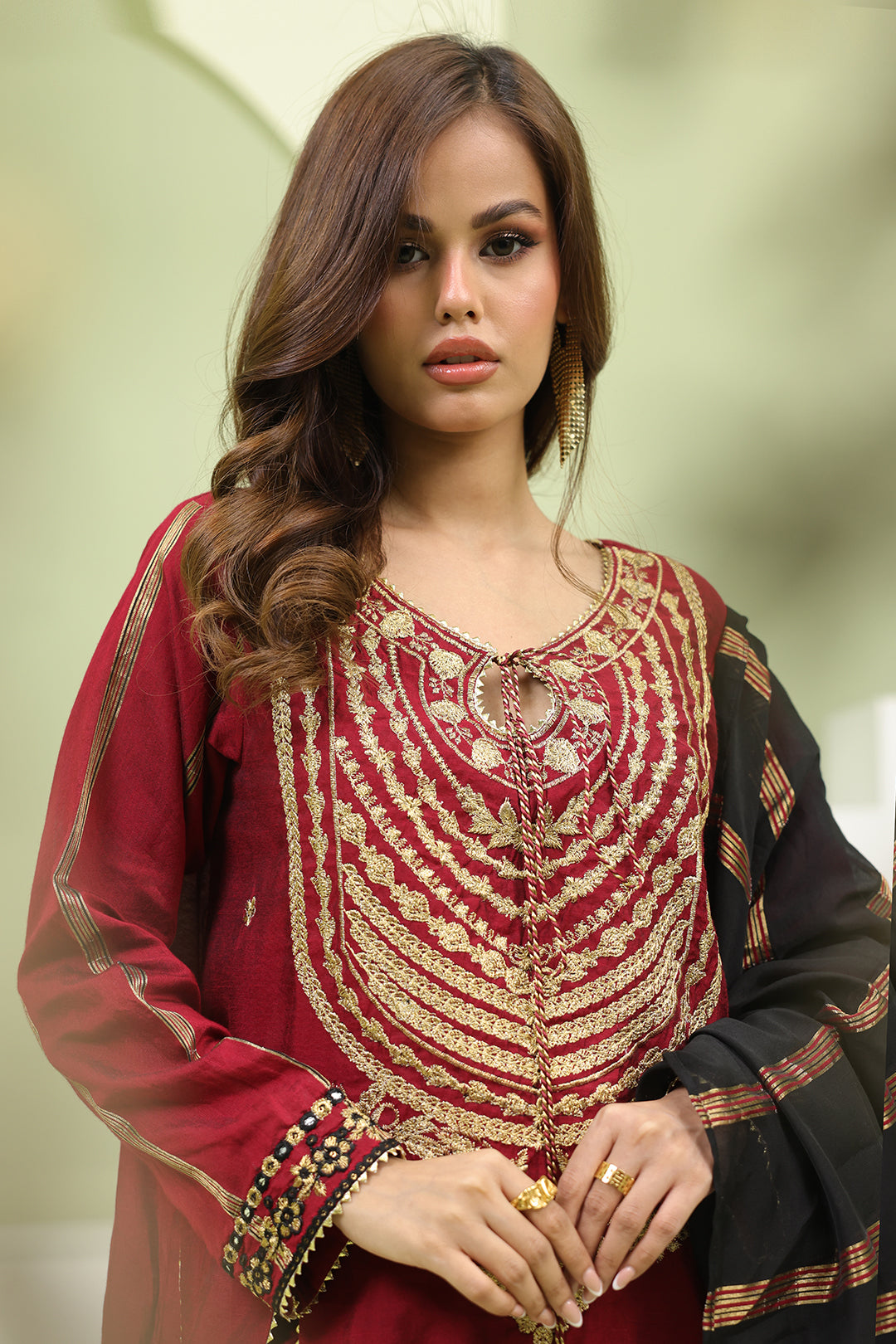 Zellbury | Unstitched 3 Piece Yarn | Embroidered Shirt Shalwar Dupatta - 1294 - by - Libasekhas UK - Registered Vendor of : Zellbury Women - 100% Original Designer Dresss