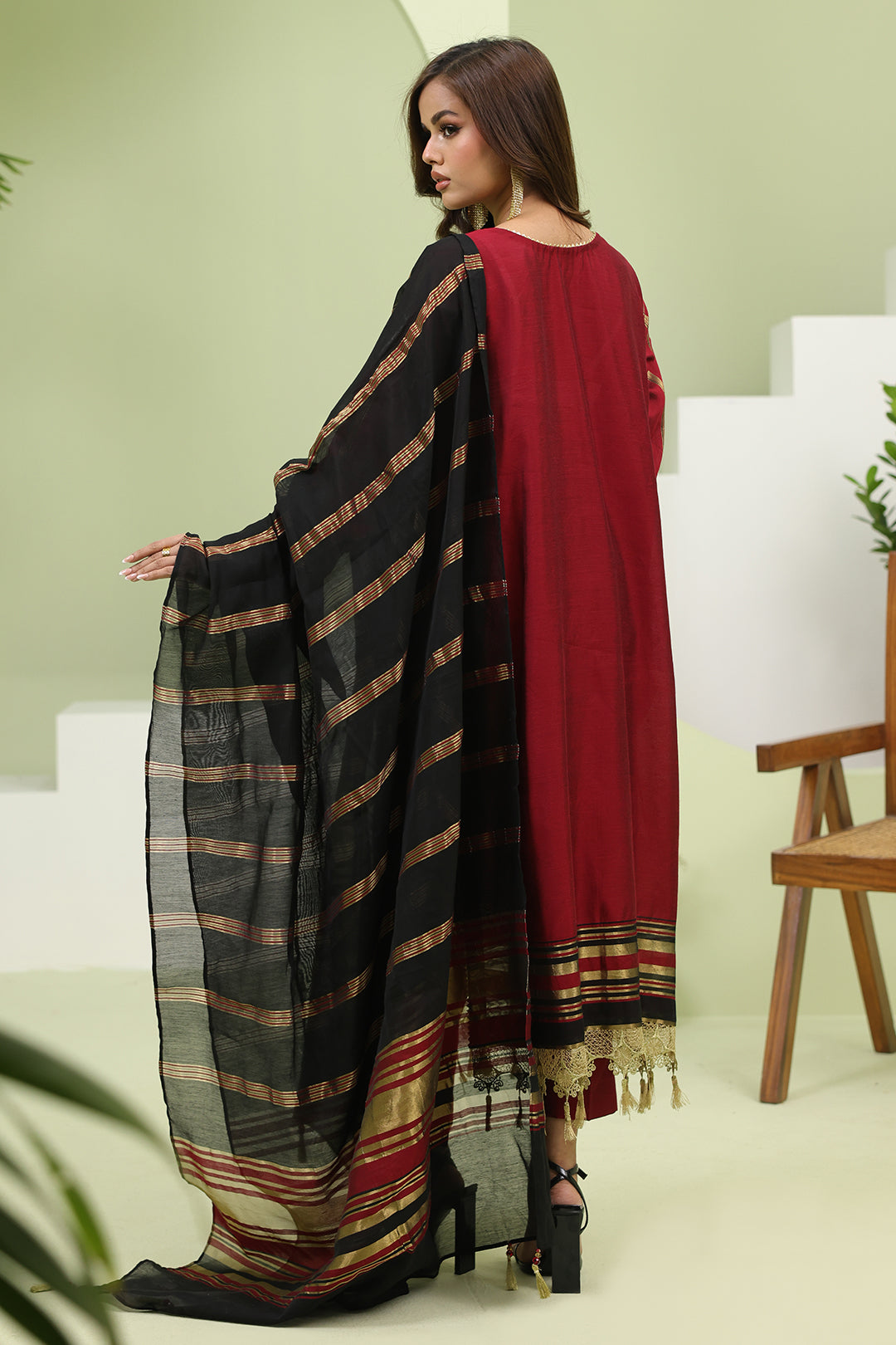 Zellbury | Unstitched 3 Piece Yarn | Embroidered Shirt Shalwar Dupatta - 1294 - by - Libasekhas UK - Registered Vendor of : Zellbury Women - 100% Original Designer Dresss