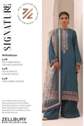 Zellbury | Unstitched 3 Piece Lawn | Embroidered Shirt Shalwar Dupatta - 1549 - by - Libasekhas UK - Registered Vendor of : Zellbury Women - 100% Original Designer Dresss