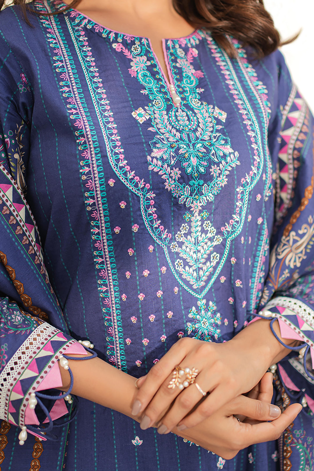 Zellbury | Unstitched 3 Piece Lawn | Embroidered Shirt Shalwar Dupatta - 1680 - by - Libasekhas UK - Registered Vendor of : Zellbury Women - 100% Original Designer Dresss