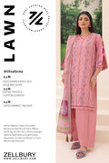 Zellbury | Unstitched 3 Piece Jacquard | Embroidered Shirt Shalwar Dupatta - 1765 - by - Libasekhas UK - Registered Vendor of : Zellbury Women - 100% Original Designer Dresss